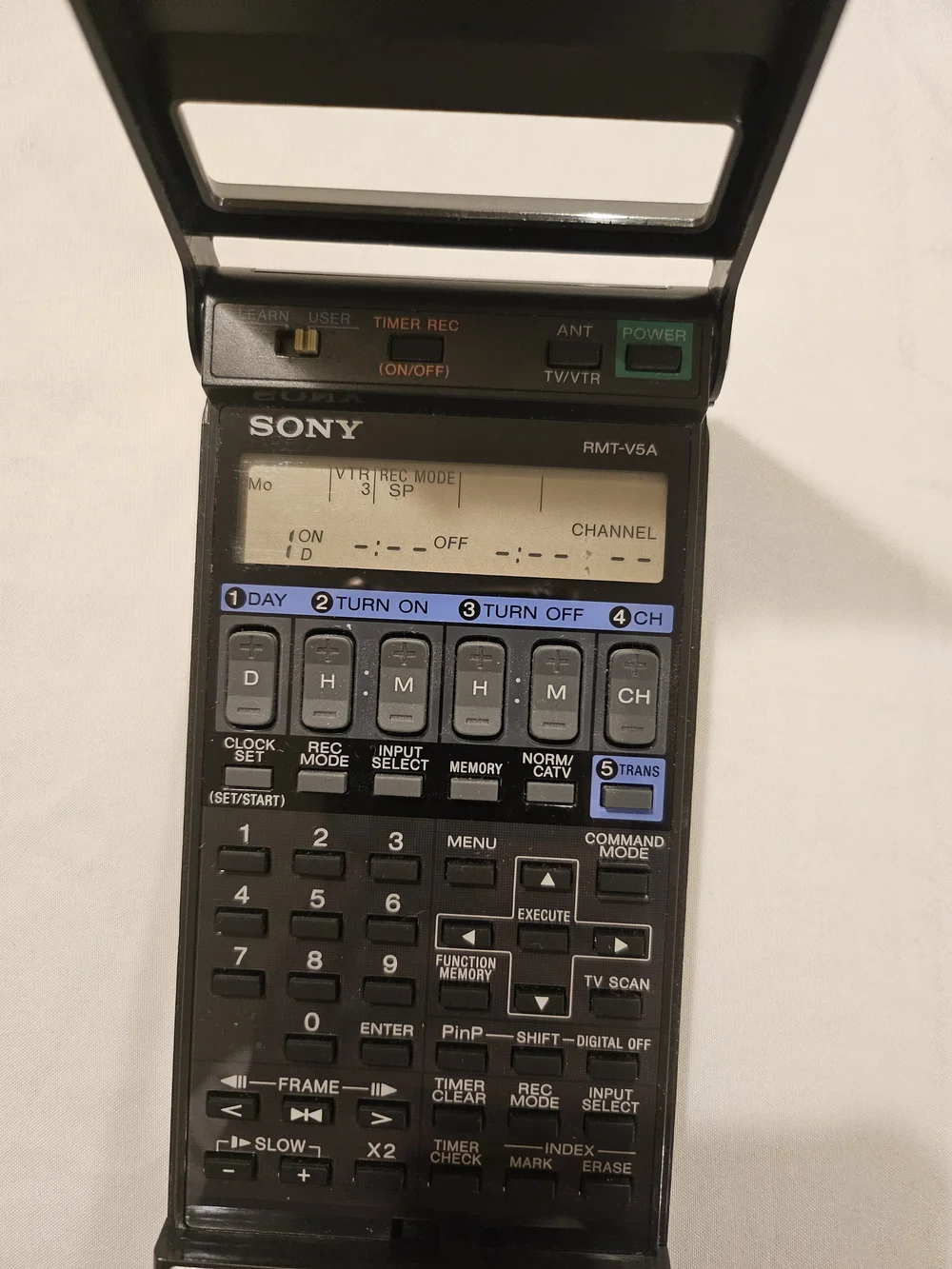 Vintage Sony RMT-V5A Remote Control Commander